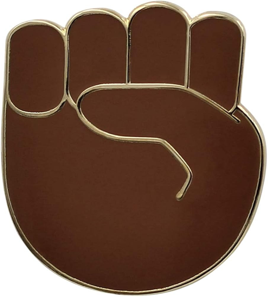 Real Sic Raised Fist Enamel Pin - Black Lives Matter Lapel Pin - Resist Protest Pin - BLM Pin for... | Amazon (US)