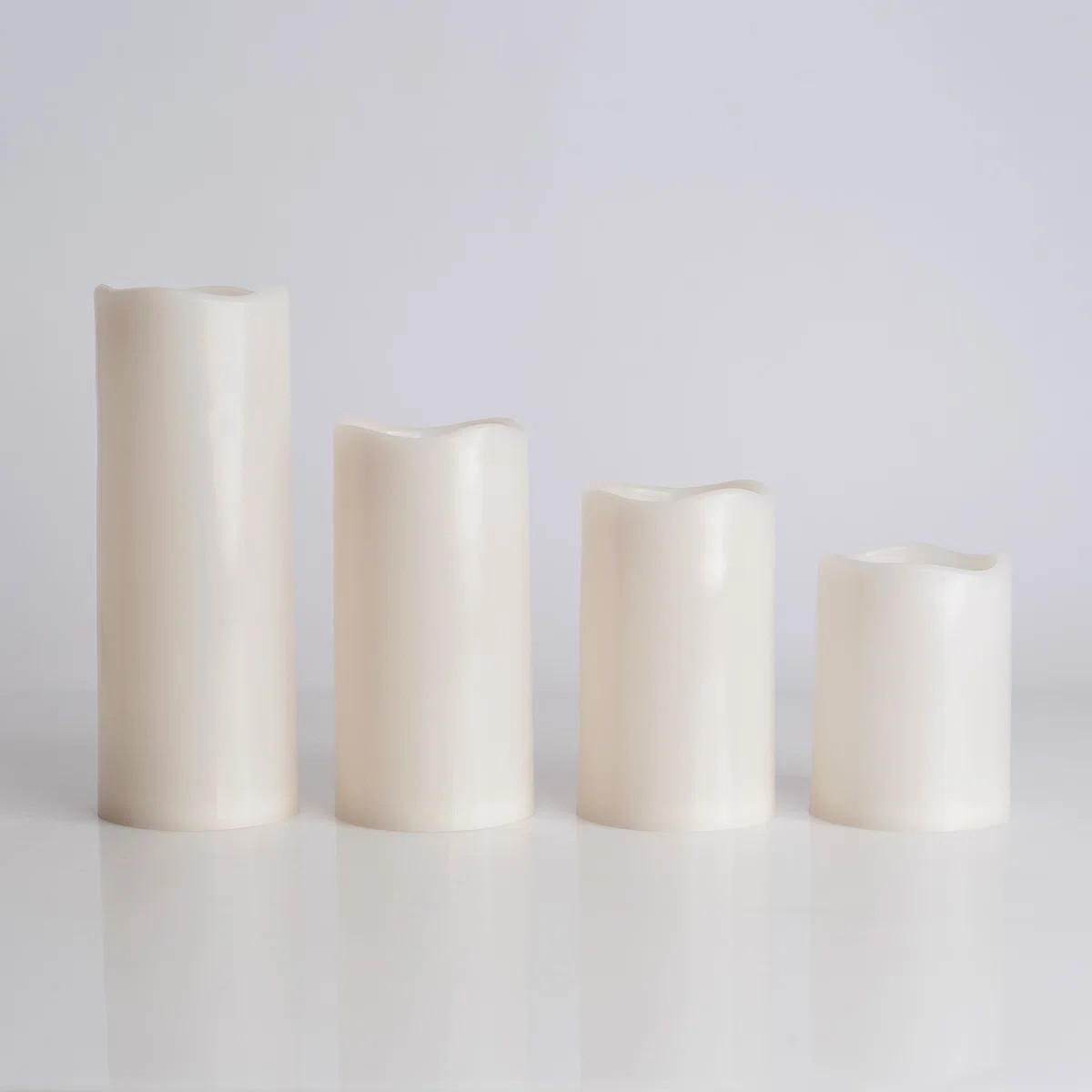 Latitude Run® Waterproof Flameless LED Outdoor Pillar Candles (Set of 4) & Reviews | Wayfair | Wayfair North America