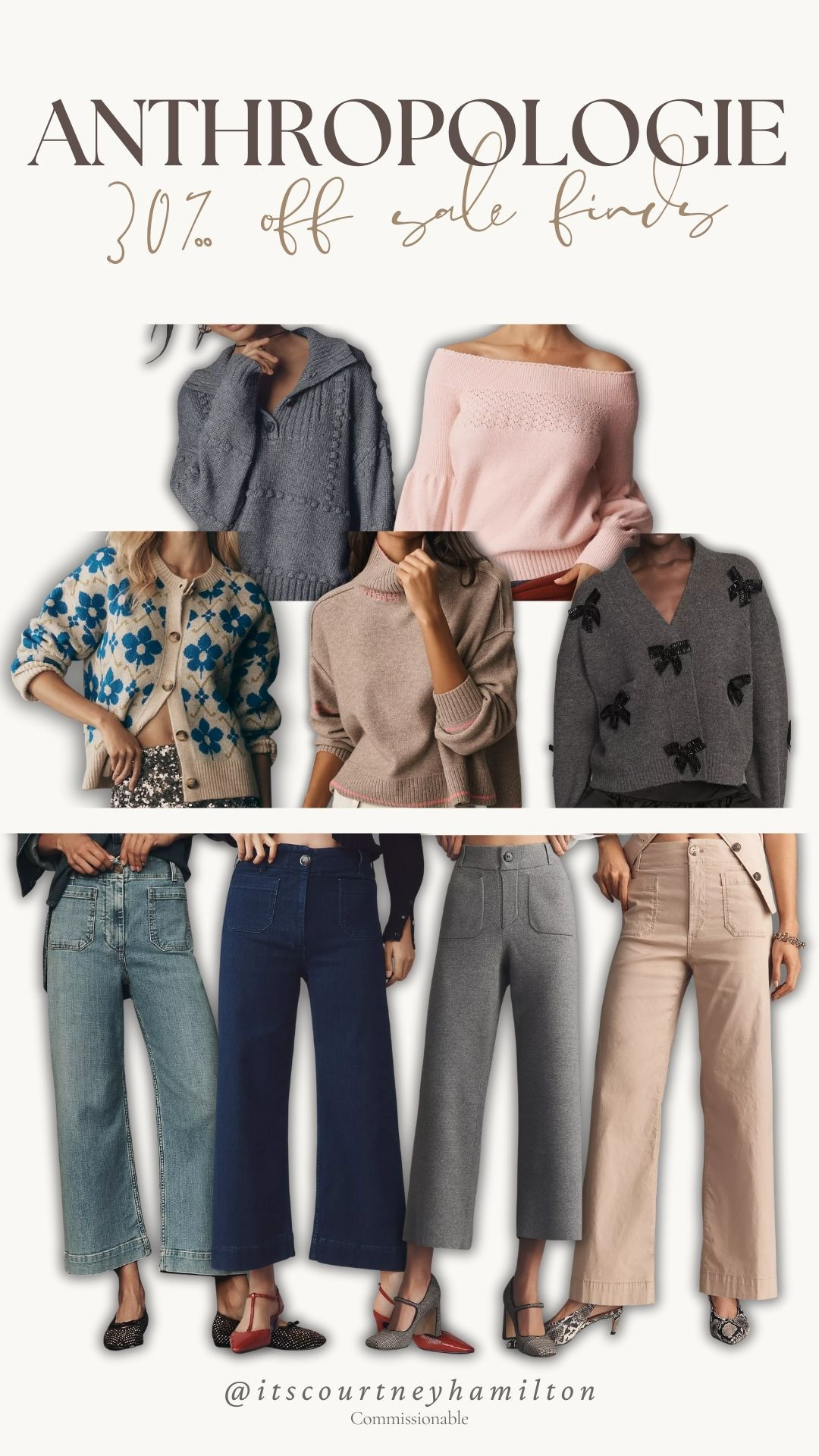 30% off colette pants, sweaters, outerwear, and accessories from Anthropologie!!

sale alert, watchnow, denim, sweaters, winter fashion, winter outfit, casual outfit, gifts for her, jeans, courtney hamilton 

 #LTKSeasonal #LTKSaleAlert #LTKFindsUnder100