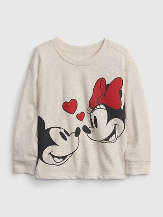 babyGap | Disney Mickey Mouse Long Sleeve Graphic T-Shirt | Gap (US)