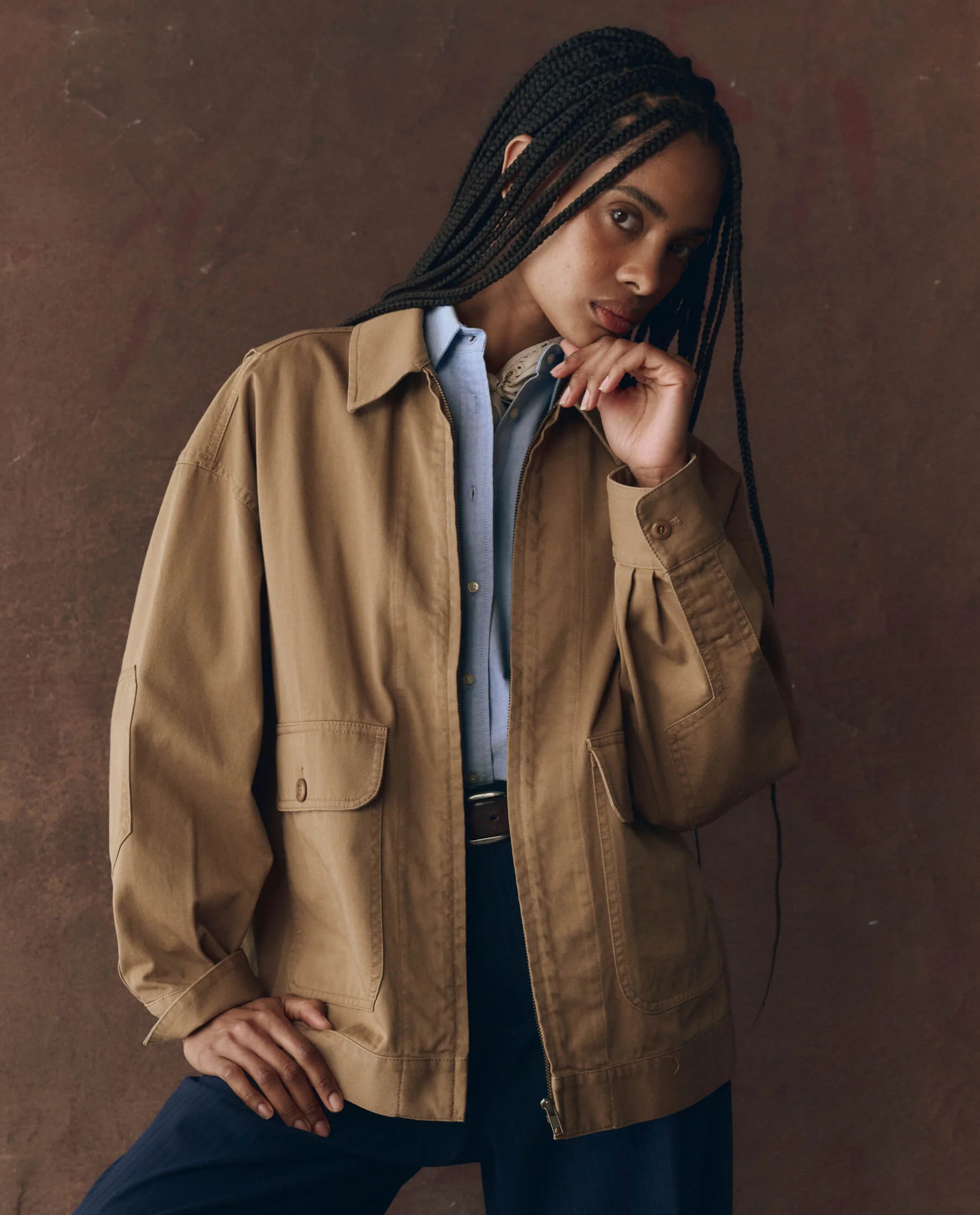 The Folsom Jacket. -- Tobacco | THE GREAT.