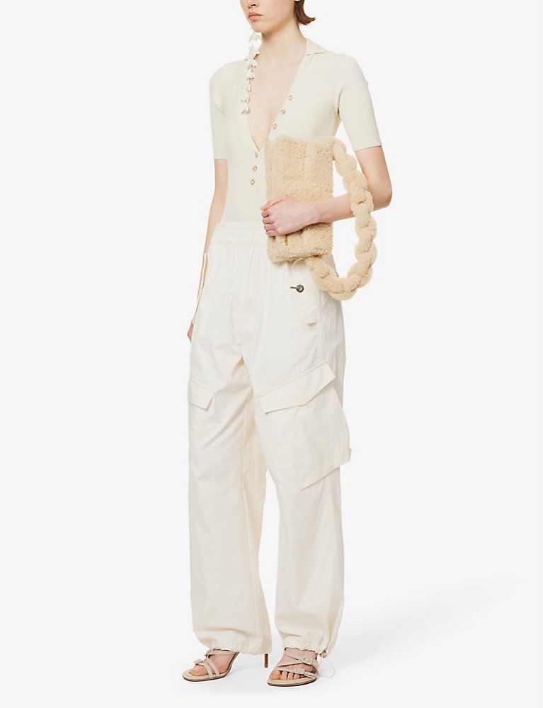 Le Bambidou shearling top-handle bag | Selfridges