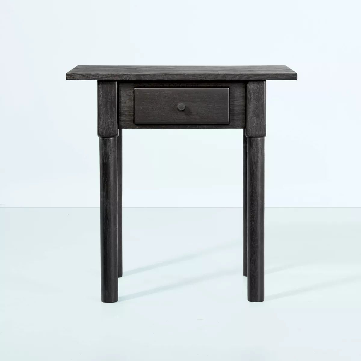Wood Turned Leg Accent Table with Drawer - Black - Hearth & Hand™ with Magnolia | Target