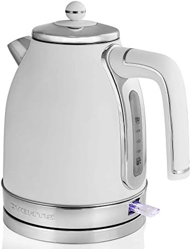 Ovente Electric Stainless Steel Hot Water Kettle 1.7 Liter Victoria Collection, 1500 Watt Power Tea  | Amazon (US)