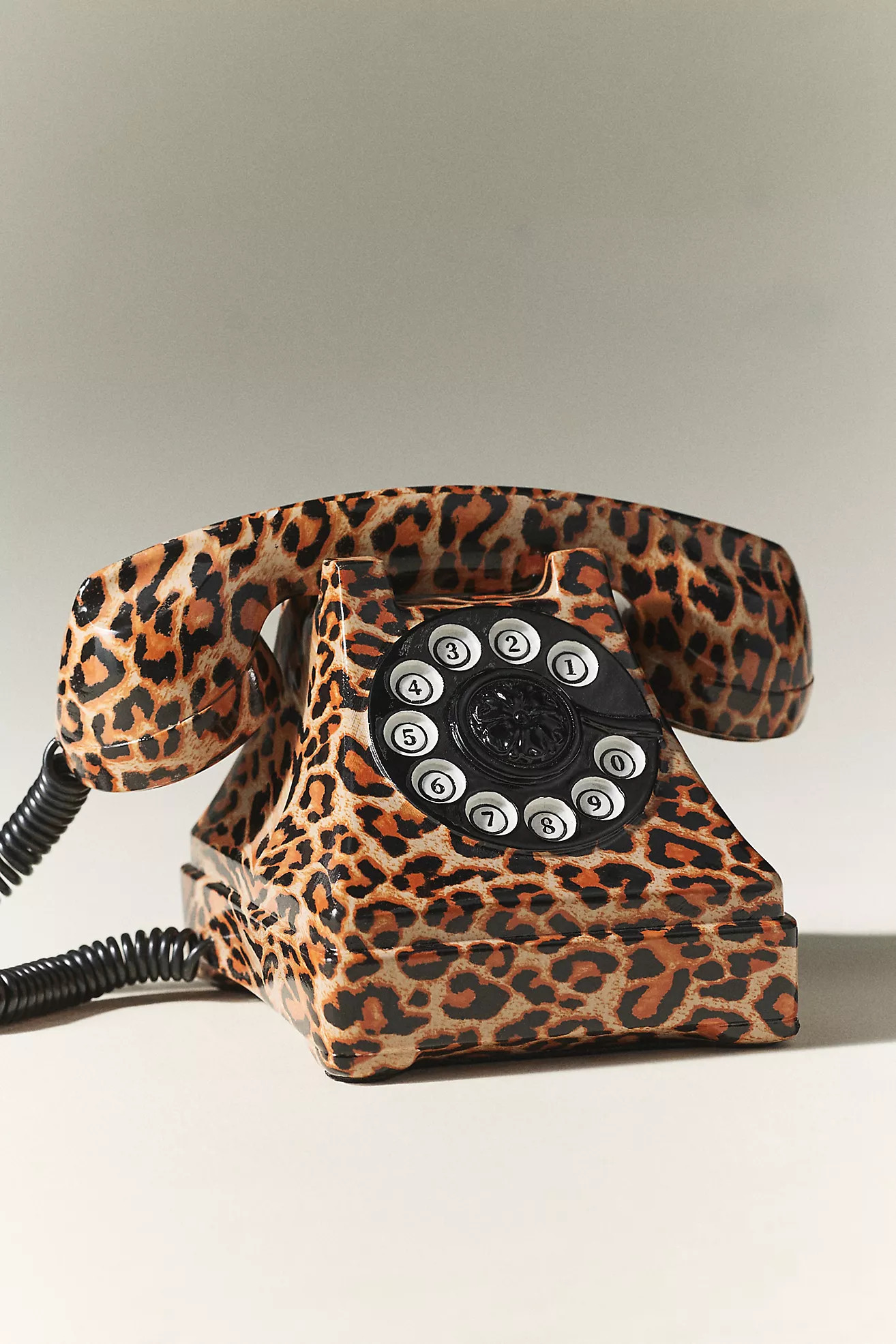 Leopard Rotary Phone Decorative Object | Anthropologie (US)