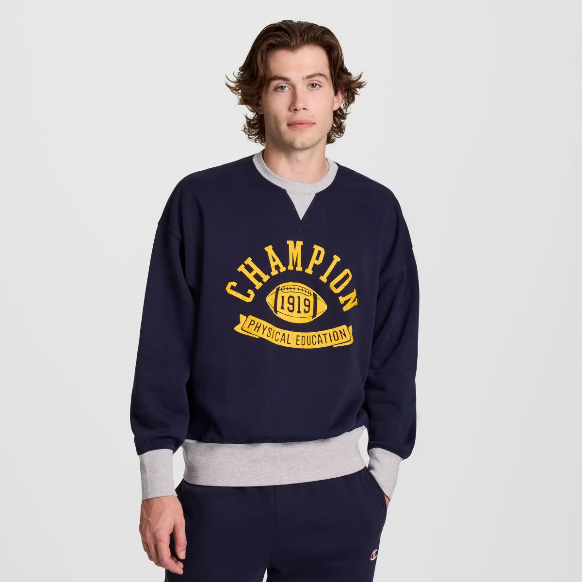 Champion Men's Colorblocked Sweatshirt | Target