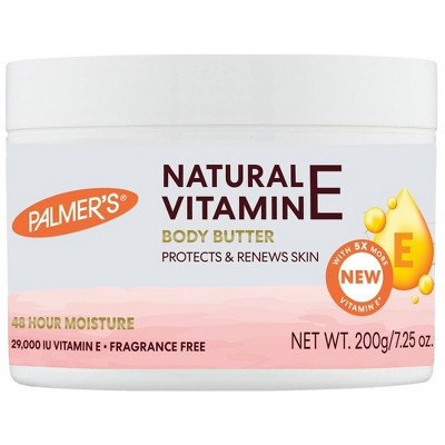 Palmer's Natural Vitamin E Body Butter Unscented - 7.25oz | Target