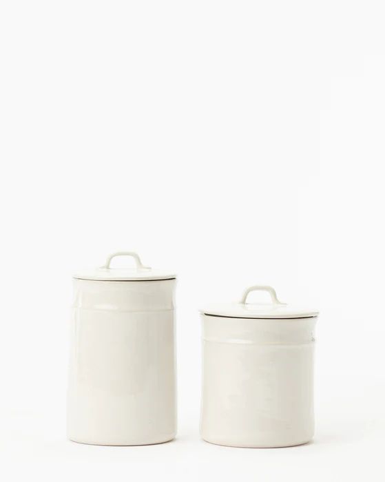 Handled Ceramic Canister | McGee & Co.