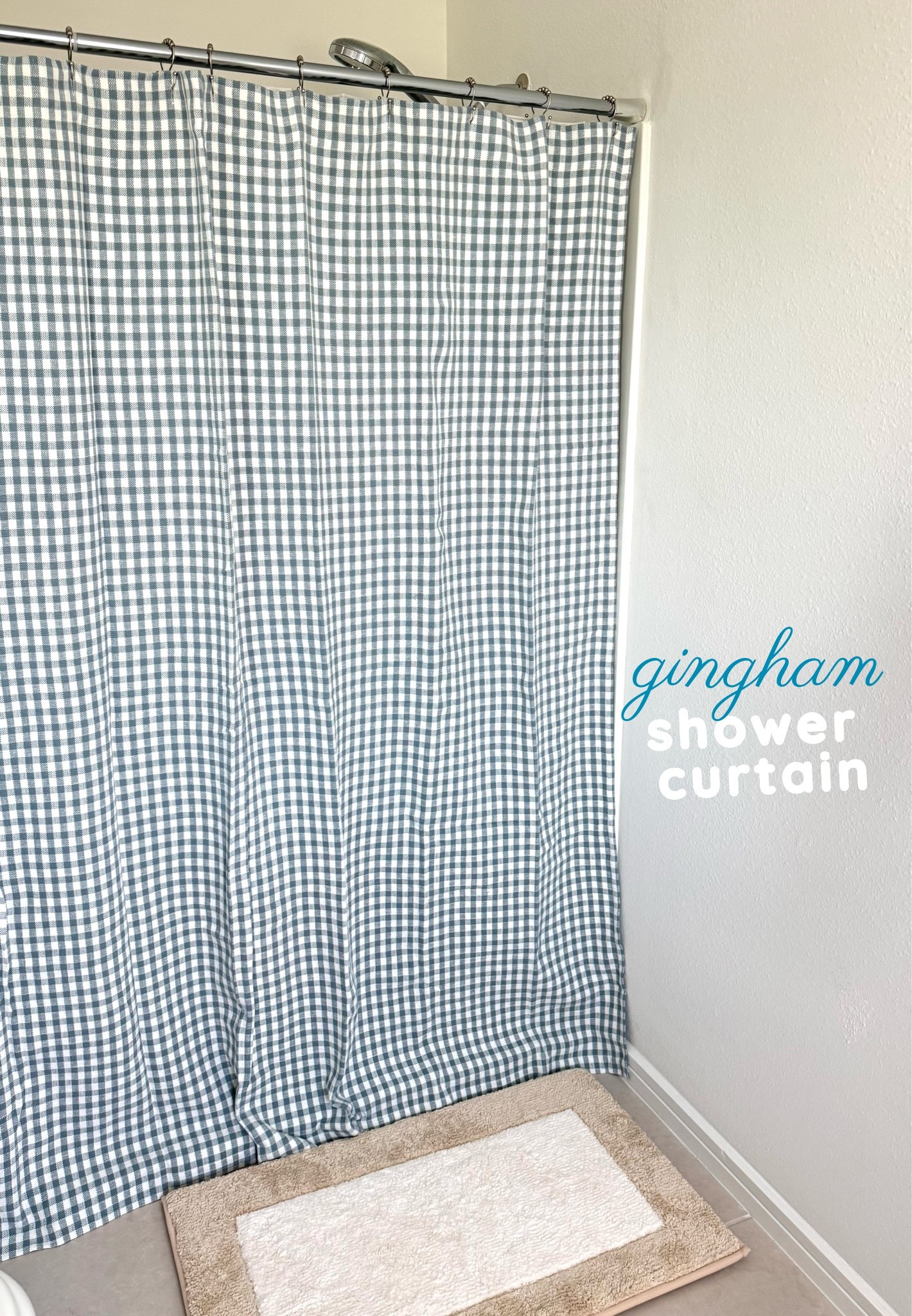 Pottery Barn Gingham Shower Curtain
Clearance on this cute shower curtain!


Bathroom Refresh 🩵🤍
Curtain rod silver rust free
Shower rod hooks double
Threshold Target Bath mat memory foam
Shower liner fabric
Eskiin Shower water filter with hose

#LTKHome #LTKSaleAlert #LTKdayinmylife