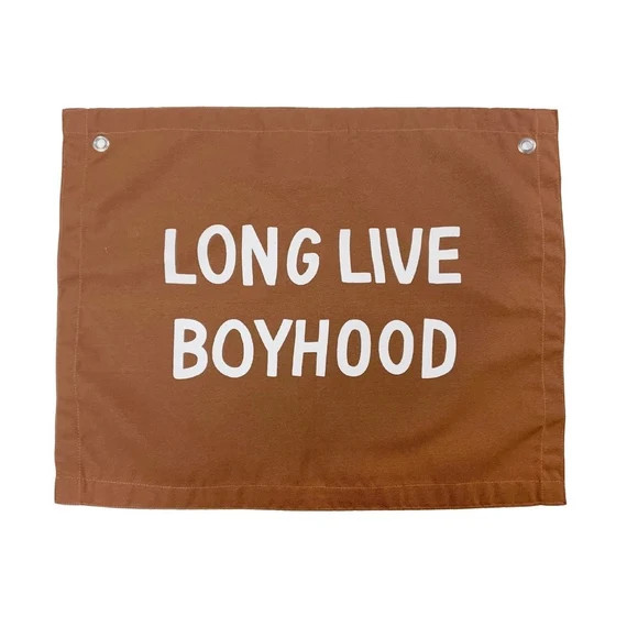 LONG LIVE BOYHOOD x Imani Collective Banner x Kids Room Decor x Kids Banner x Modern Decor Sign x... | Etsy (US)