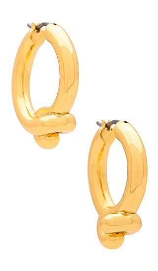 Jenny Bird Maeve Hoop Earring in Metallic Gold. | Revolve Clothing (Global)