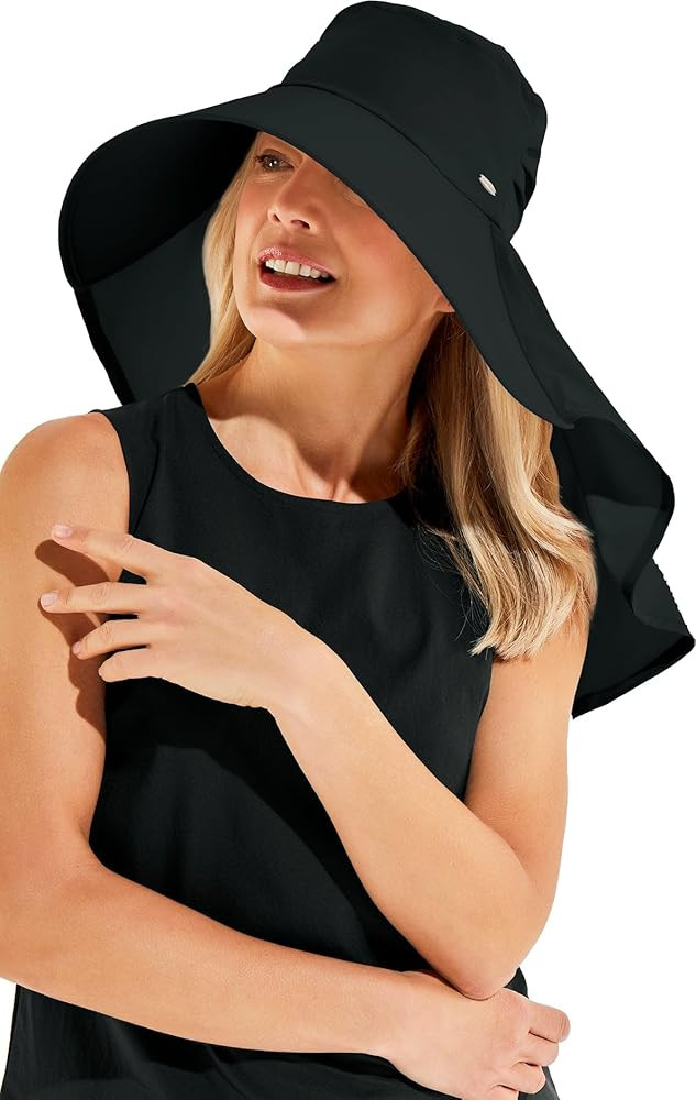 Coolibar UPF 50+ Women's Anastasia Elegant Full Coverage Hat - Sun Protective | Amazon (US)