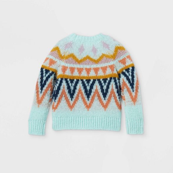 Toddler Girls' Fair Isle Pullover Sweater - Cat & Jack™ | Target