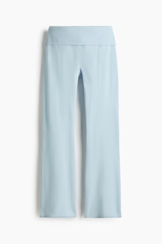 H & M - Gestrickte Yogahose - Hellblau | H&M (DE, AT, CH, NL, FI)