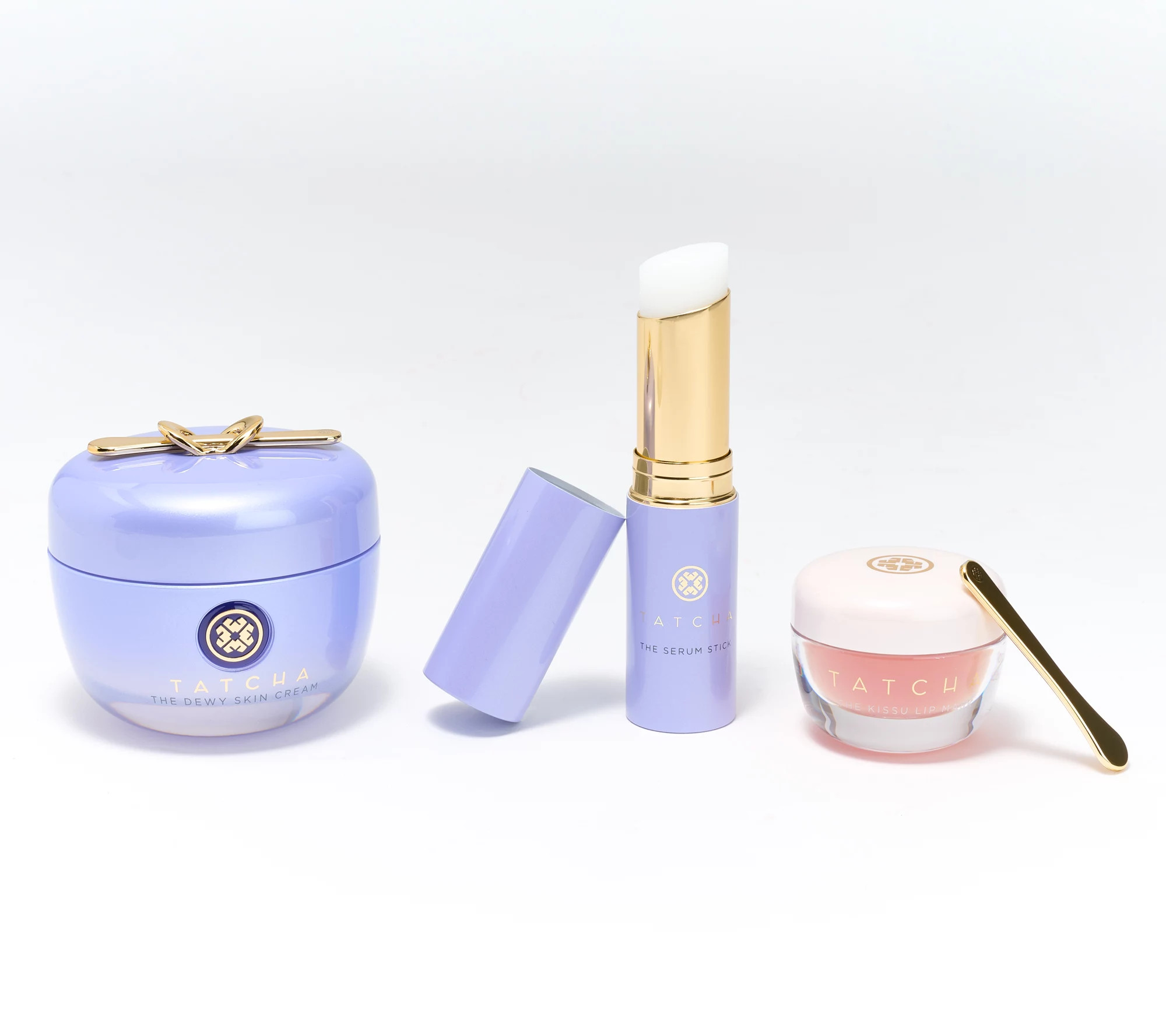 TATCHA The Dewy Skin Cream, Serum Stick, & Kissu - QVC.com | QVC