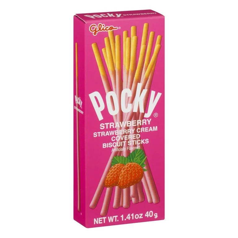 Glico Pocky Biscuit Sticks, Strawberry, 1.41 Oz | Walmart (US)