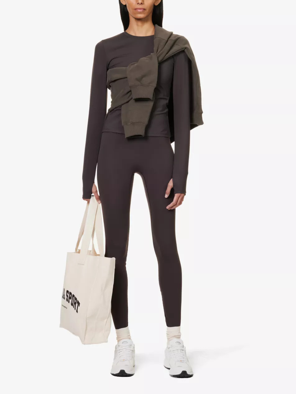 Core fitted stretch-woven T-shirt | Selfridges