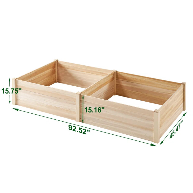 Gracie Oaks Raised Garden Bed, Featuring Drainage Holes, Garden Bed for Vegetables, Flowers, Herb... | Wayfair North America