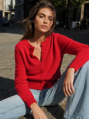 Button-Up Knit Cardigan | Commense