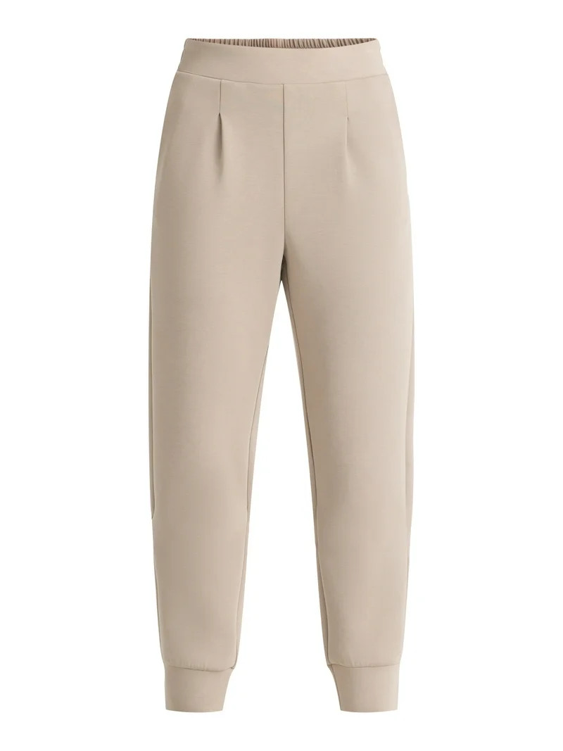 Avia Women's and Women's Plus Knit Pleat Joggers with Pockets, Size XS-4X - Walmart.com | Walmart (US)