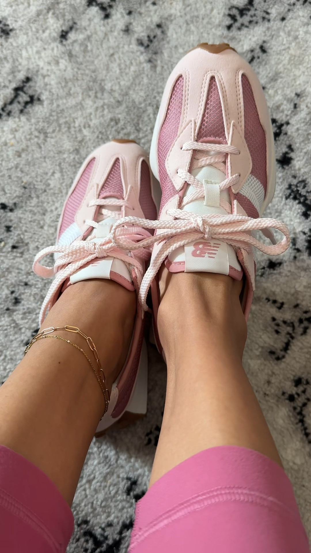 327 New Balance Sneaker💖

 These are  in kid size. I got a 4 1/2 in kids  which = 6.5 in women (my typical shoe size) 

| Gifts, gifts for her, gifts for self | 

#LTKGiftGuide #LTKfitness #LTKshoecrush