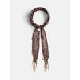 No Boundaries Women's Skinny Scarf, Faux Leopard | Walmart (US)