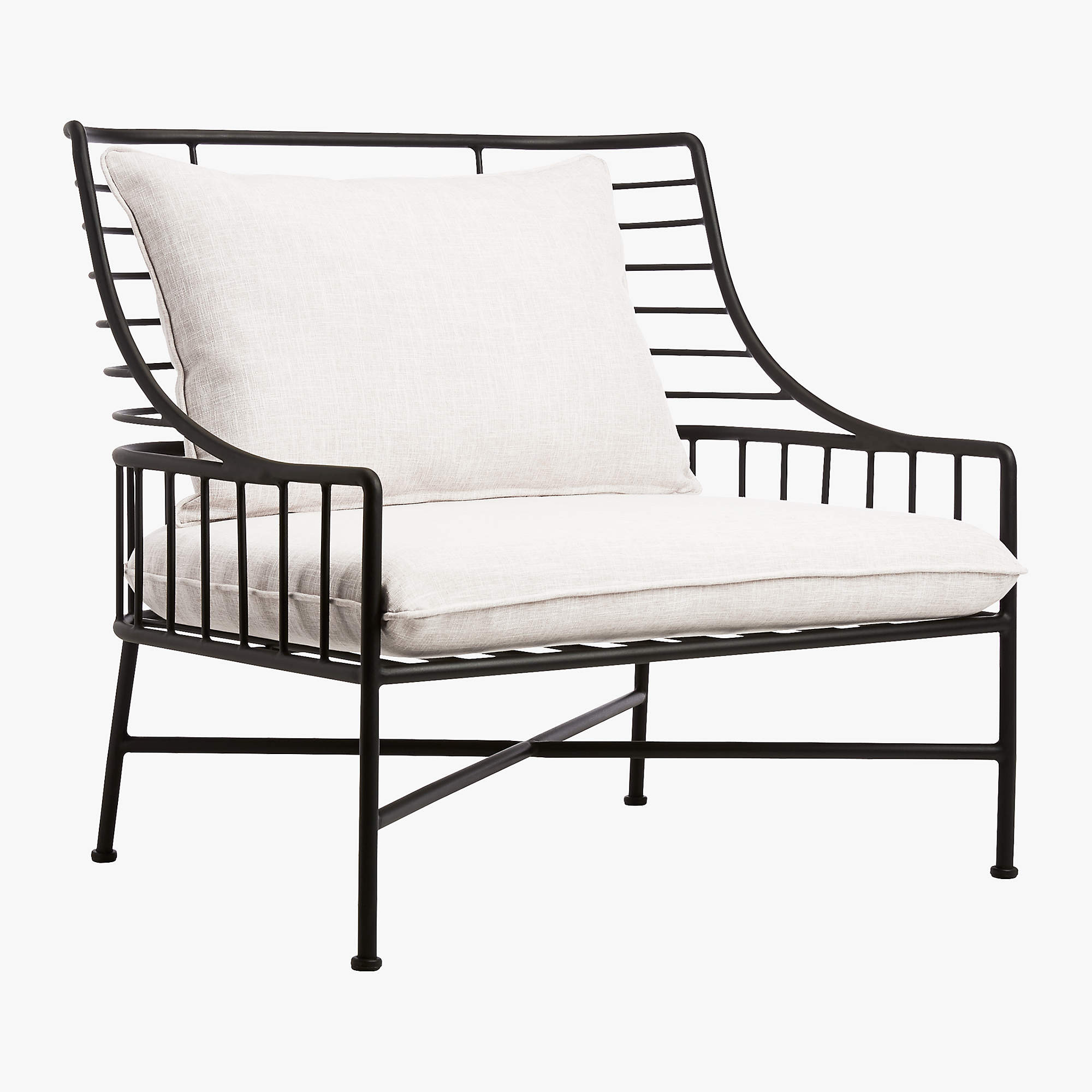 Breton Black Metal Chair + Reviews | CB2 | CB2