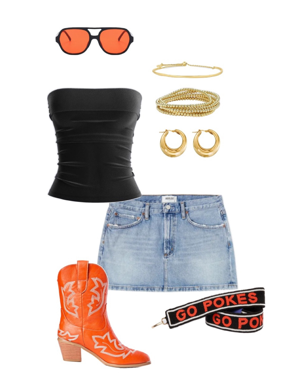 OSU game day fit #gameday #collegefootball #football #outfit