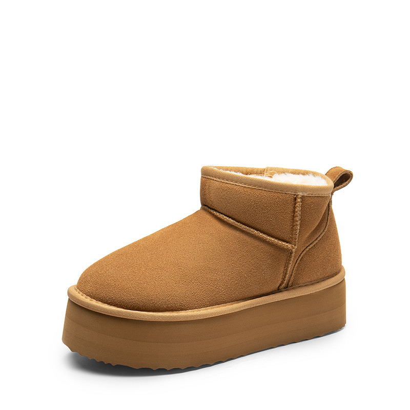 DREAM PAIRS Suede Platform Ankle Snow Boots | Dream Pairs