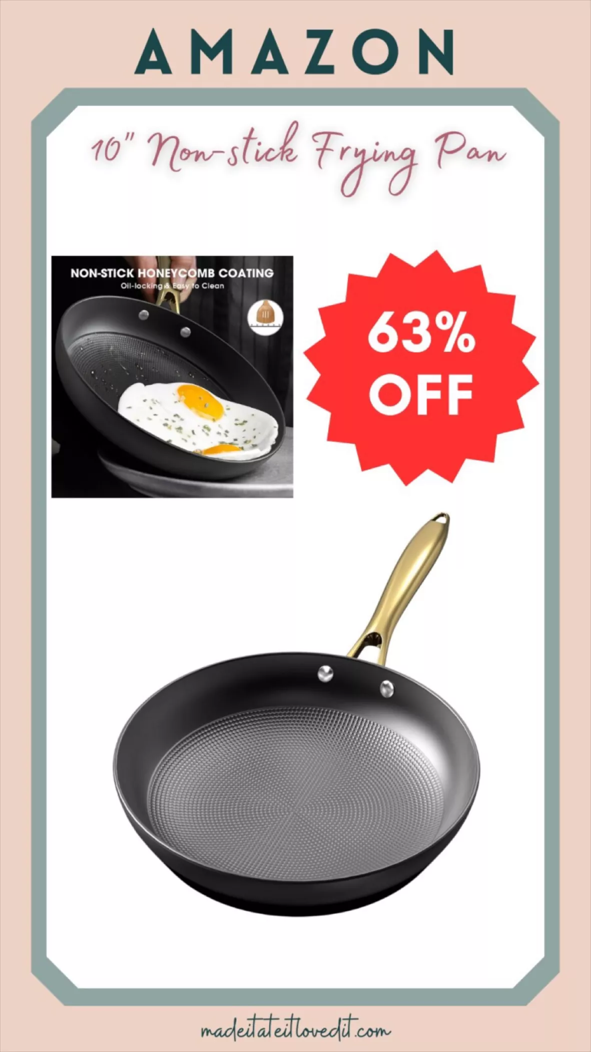 imarku Non stick Frying Pans, Long … curated on LTK