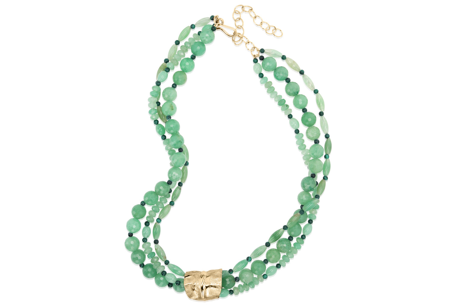 Banana Leaf Wrap Multistrand Necklace | Mignon Faget | Mignon Faget