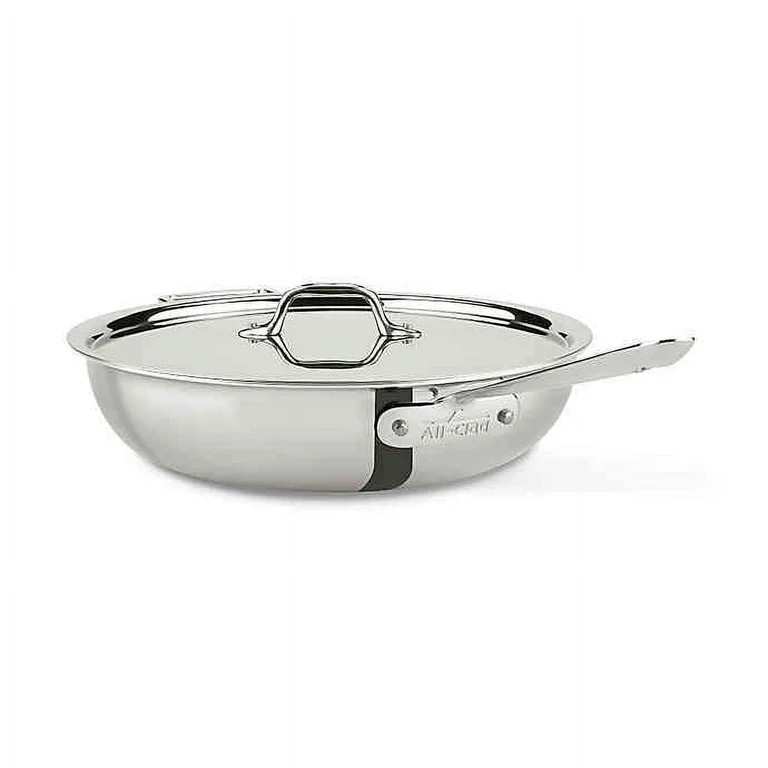 All-Clad 4 QT Stainless Steel Weeknight Pan & Lid | Walmart (US)