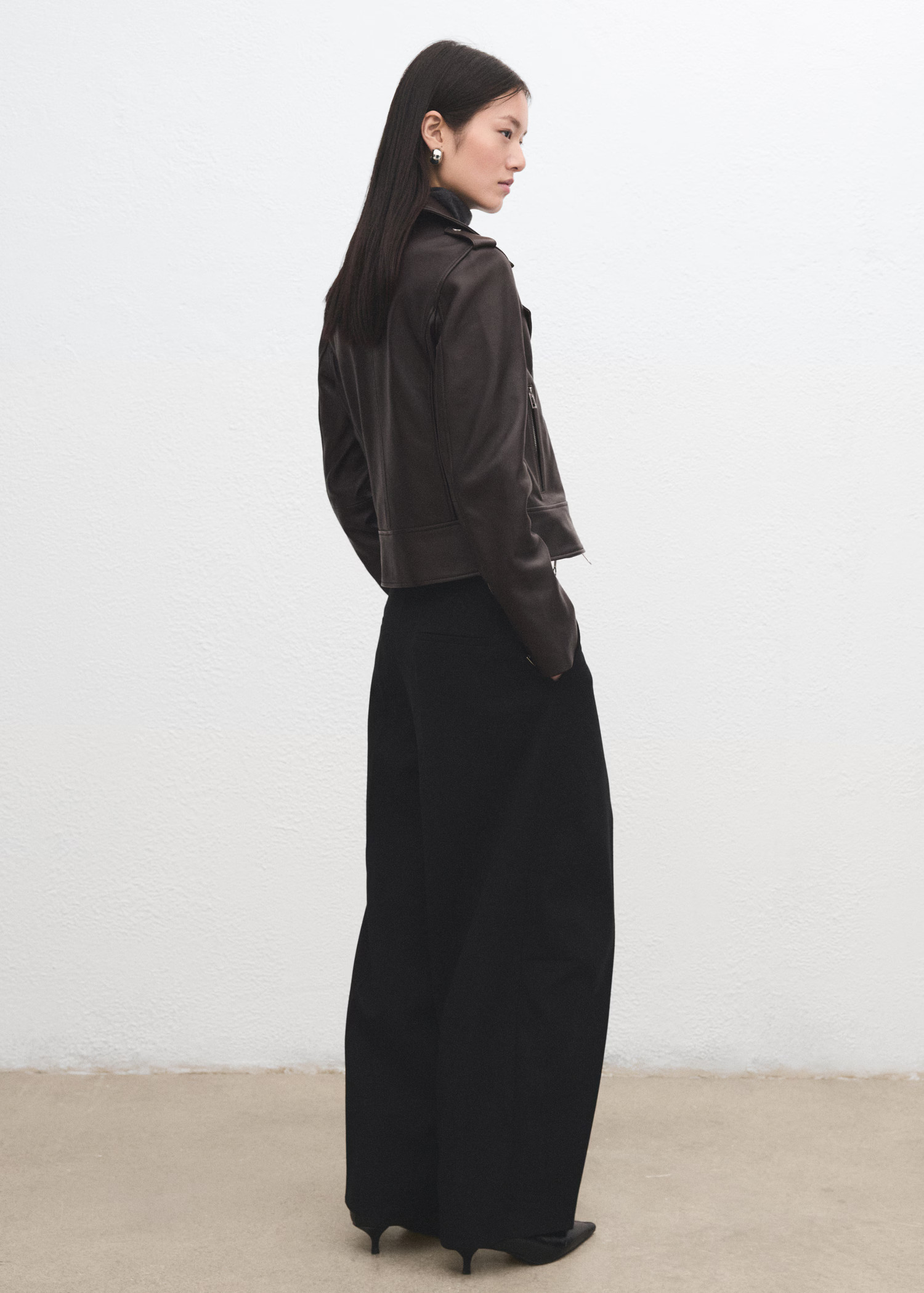 Bikerjacke aus Leder | Mango EU