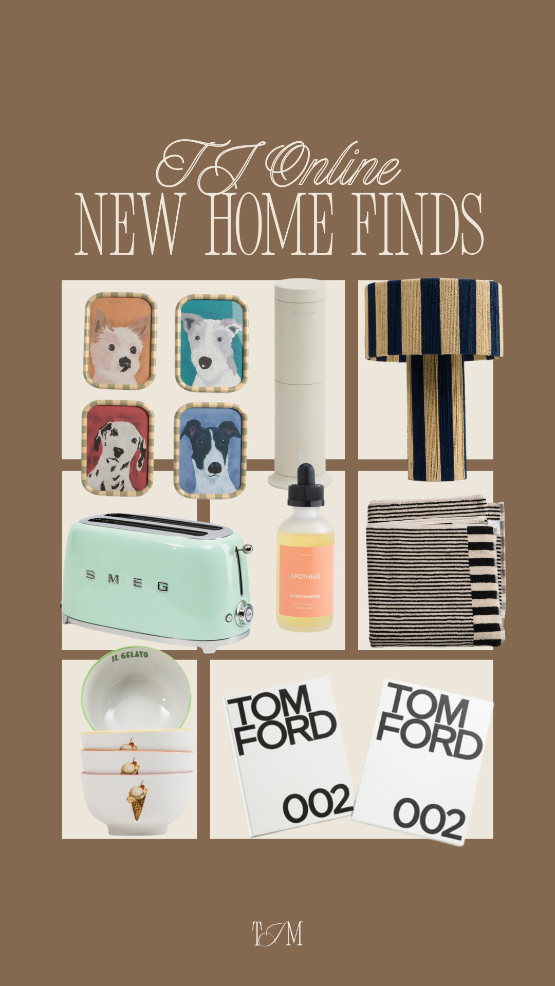 These TJ Maxx home finds are giving Anthropologie Home energy ✨ From the striped lamp and colorful dog trays to the SMEG toaster, coffee table books, and cute kitchen finds, every piece feels designer-inspired without the designer price tag.  wedding guest dress summer, summer outfits, fathers day gift guide, summer dresses, country concert outfits, date night outfits, business casual workwear, work outfits, vacation outfits beach, travel outfits, tj maxx finds, tj maxx online, new arrivals, affordable fashion, luxury for less
 

 #LTKSeasonal #LTKHome