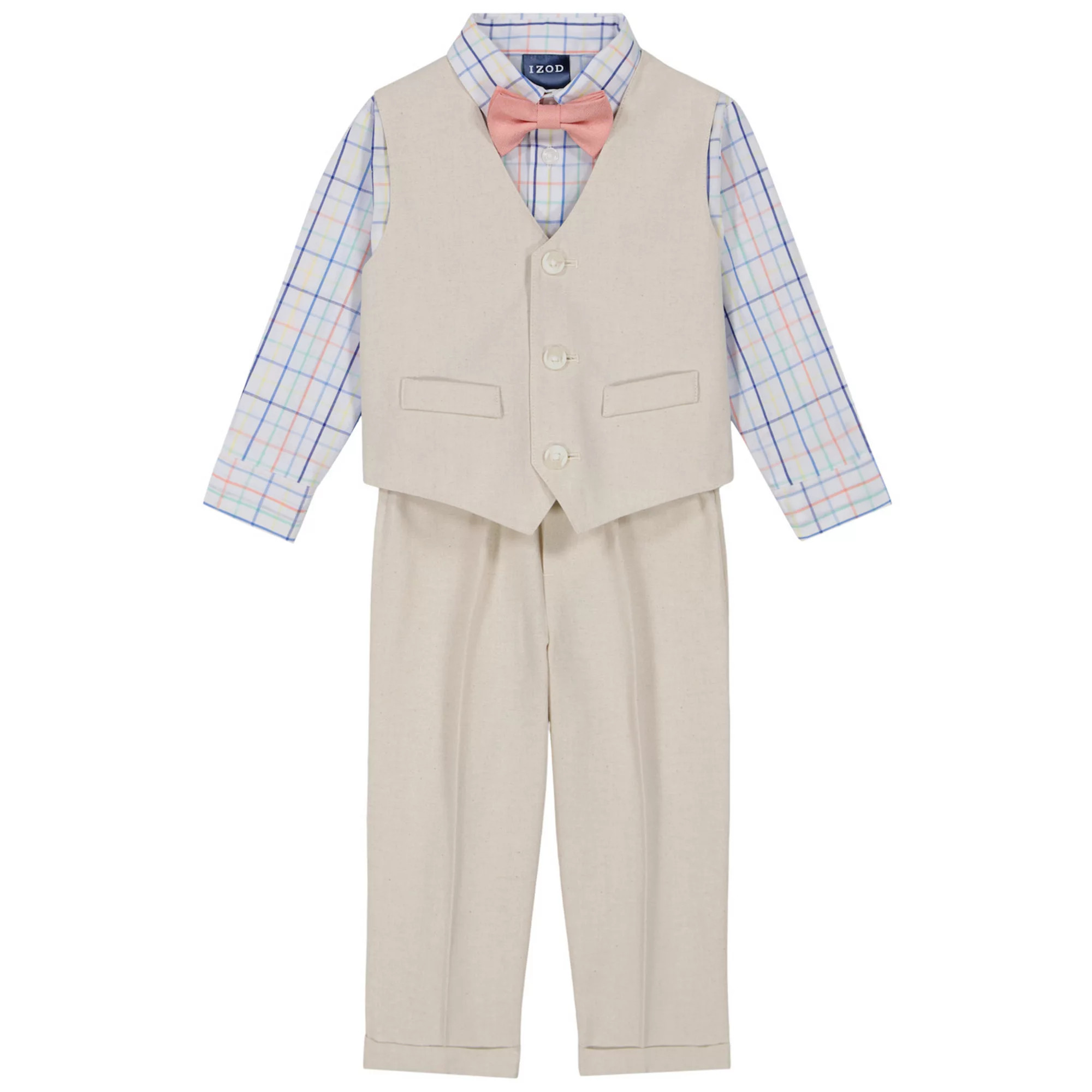 Baby Boy IZOD Vest, Pants, Shirt & Bow Tie Set | Kohl's