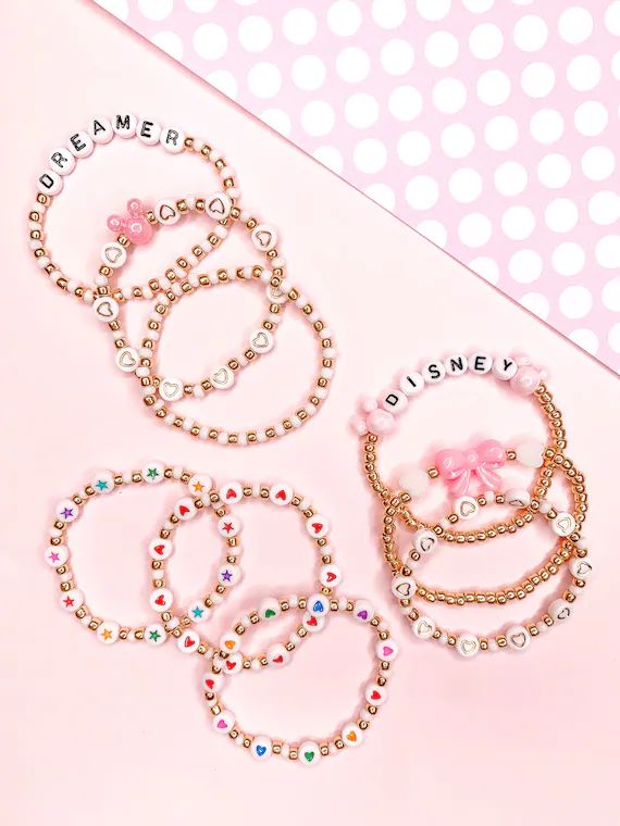Dreamy Set, Disney Bracelet, Disney Beads | Etsy (US)