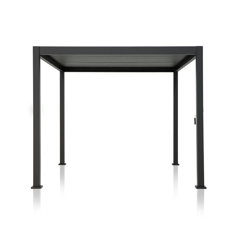 111S Outdoor Aluminum Pergola with Adjustable Louvered Roof | Wayfair North America