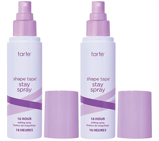 tarte Shape Tape Stay Spray Setting Spray Duo - QVC.com | QVC