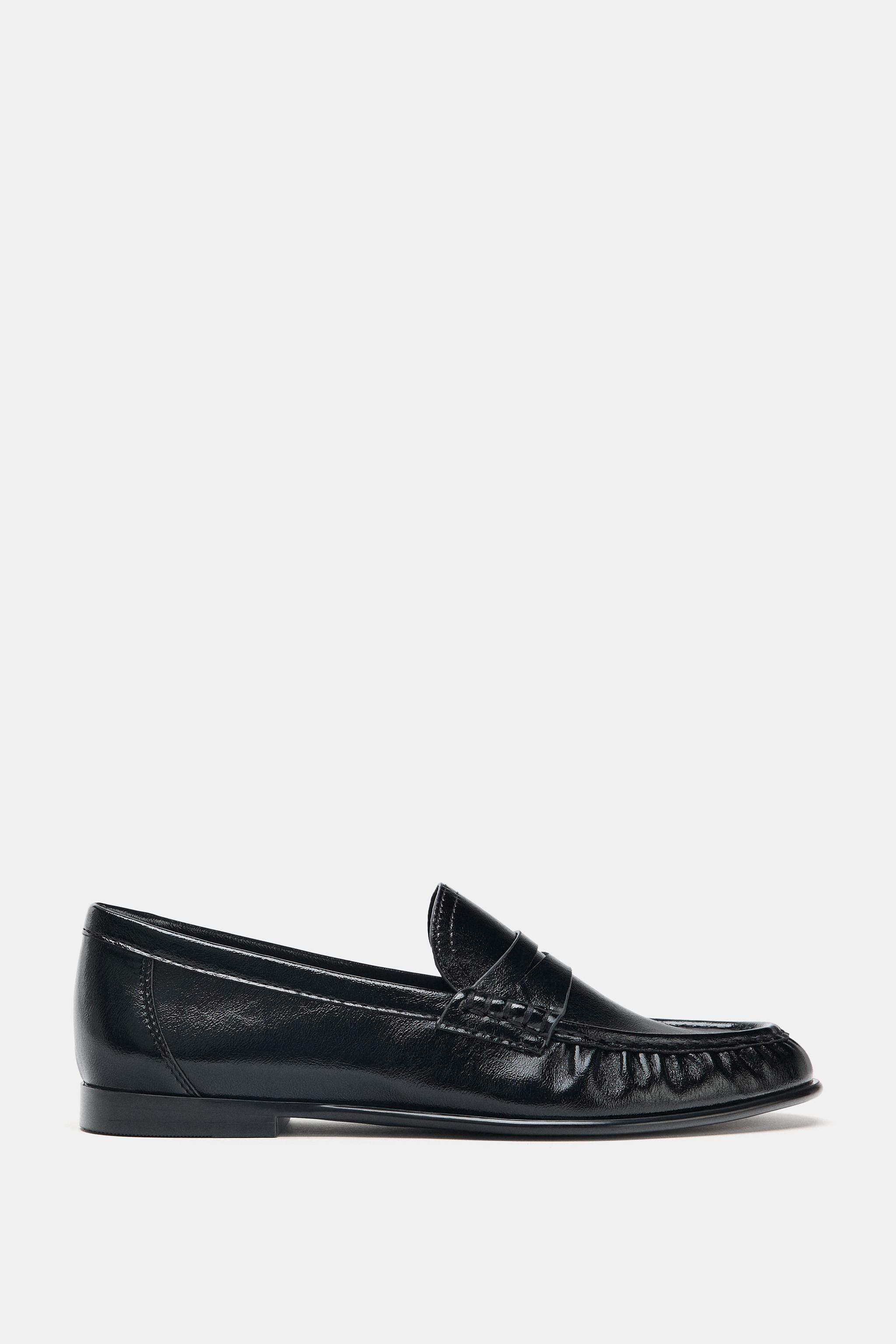 SOFT RUCHED LOAFERS | Zara US