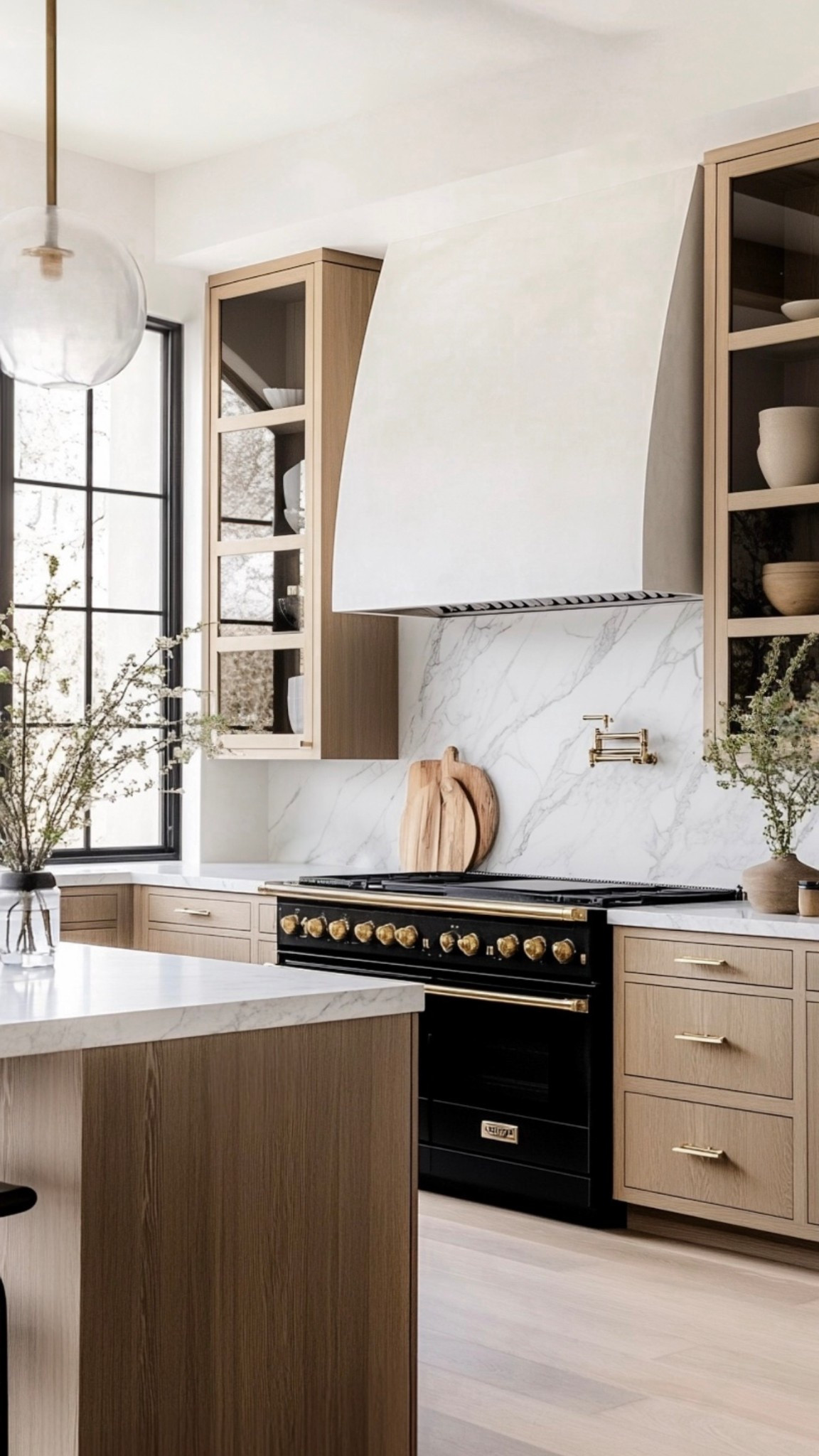 Modern Transitional kitchen inspo 🖤

#LTKHome #LTKSaleAlert