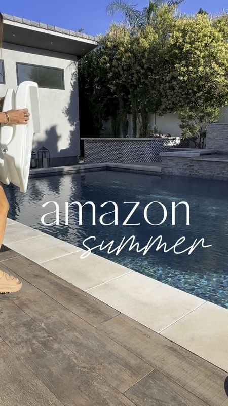 Amazon summer must have! This viral chair allows you to sit poolside while providing back support!! 
Perfect for on the go…tailgate parties, on the tailgate or on top of a yeti, even stadium seating 
We have two of these and it’s way more comfortable on my back, for days when I don’t want to be completely in the pool, but my kids do!!


#LTKFindsUnder50 #LTKSeasonal #LTKHome