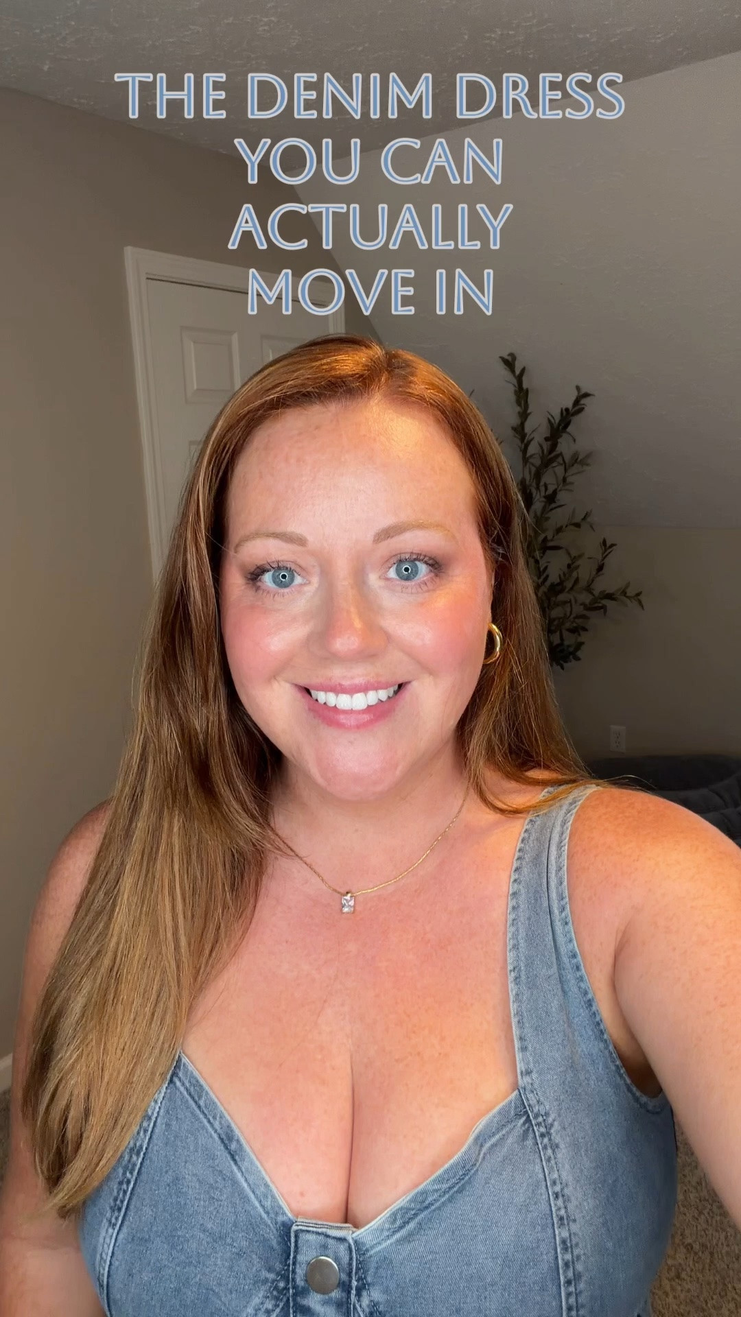 The perfect denim dress DOES exist! I love denim but if I’m being honest most of it is just flat out uncomfortable. This dress though…this one you can actually MOVE in! For reference I am 5ft6 185 lbs and 38DD. I am in a size large and there is some stretch.

#denimdress #fashionover40 #midlifefashion #midsizefashion #summerdresses

#LTKgrwm #LTKMidsize #LTKootd