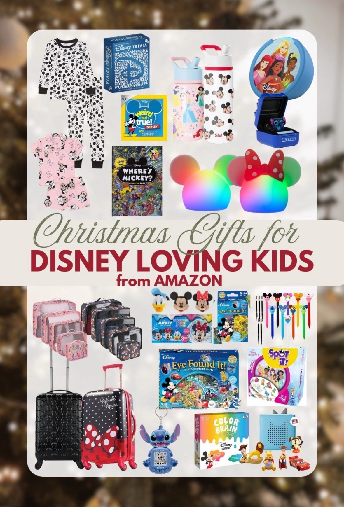 If your kids love Disney (or you love Disney) or if you plan to head to Walt Disney World Resort for Christmas this month then shop from here! These are the best Disney themed gifts from Amazon I know they’ll love! 

#LTKGiftGuide #LTKCyberWeek #LTKKids