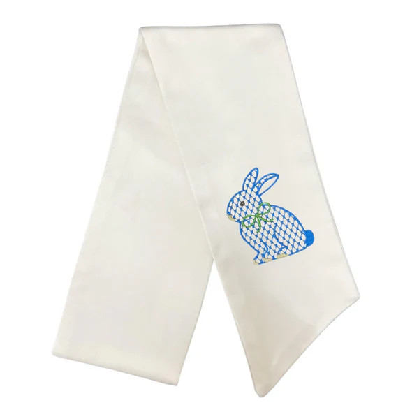 Bunny with Bow Wreath Sash | Fig and Dove