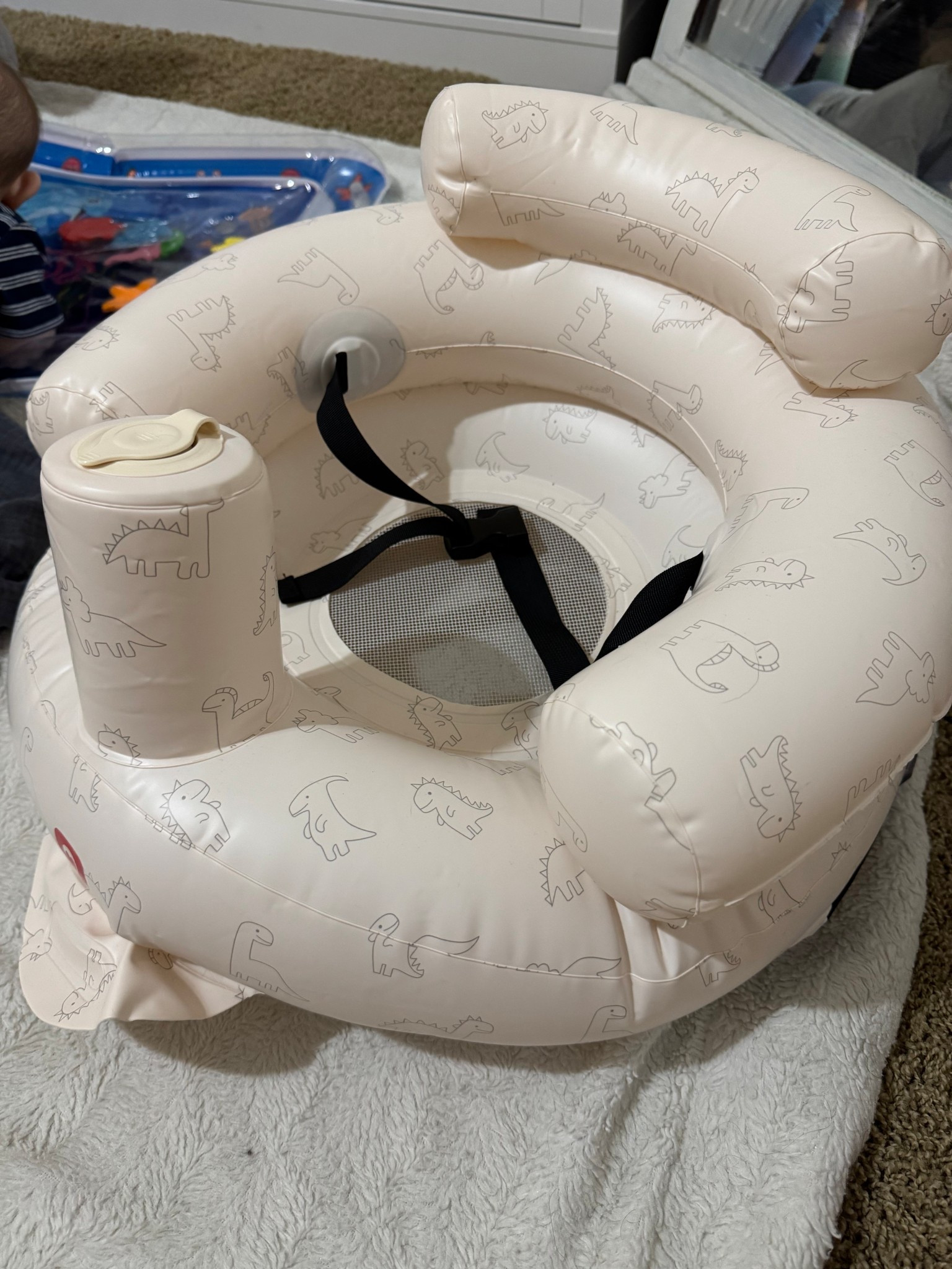 Inflatable baby seat infant seat with safety harness and chair straps baby must haves 

#LTKBaby #LTKFamily #LTKBump