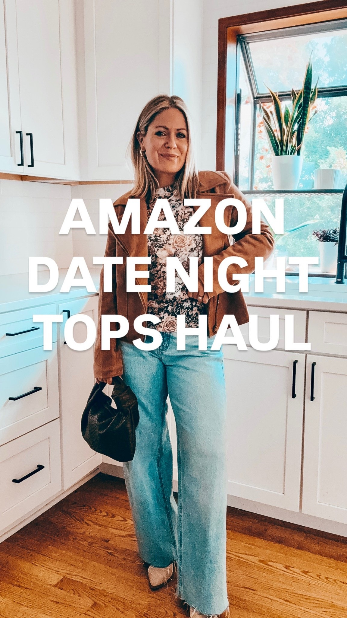 Amazon Date Night Tops Haul! 

Sizing info: 
-beige lace: S
-suede jacket: S
-floral mesh: M
-polka dot long sleeve: S
-black mock neck: M (could have done a S)

#LTKSaleAlert #LTKPetite #LTKootd