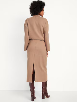 Cozy Knit Midi Skirt | Old Navy (US)