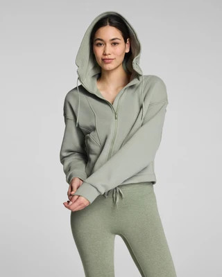 SPANX® BoostUp Cotton Fleece Full Zip Hoodie | Spanx