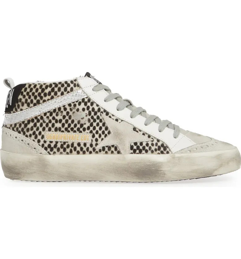 Midstar Genuine Calf Hair Sneaker | Nordstrom