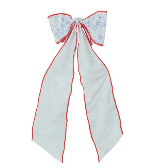 Extra Large Floral Decorative Bow, Red and Blue, 48", by My Texas House | Walmart (US)